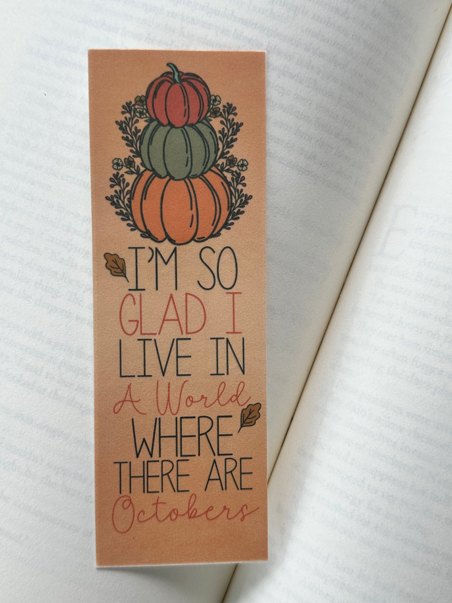 Autumn Leaves Bookmark Bundle - 4 Pack