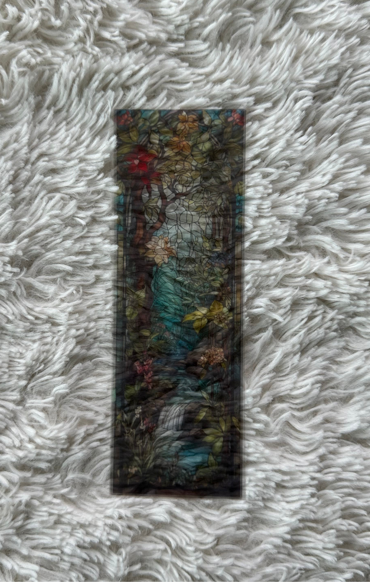 Stained Glass Style Landscape - Bookmark (58)