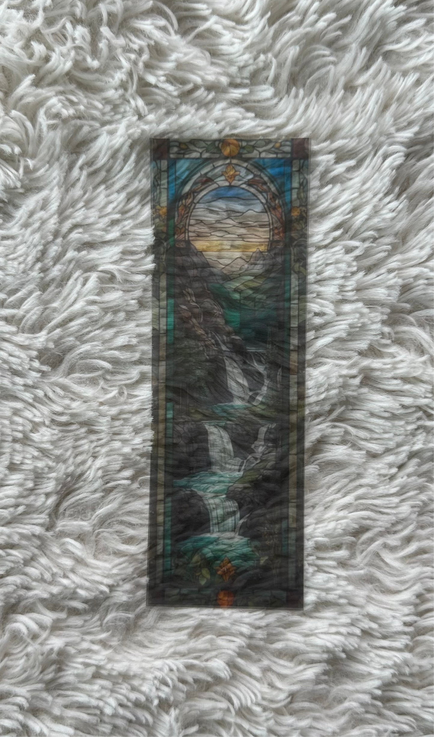 Stained Glass Style Landscape - Bookmark (18)