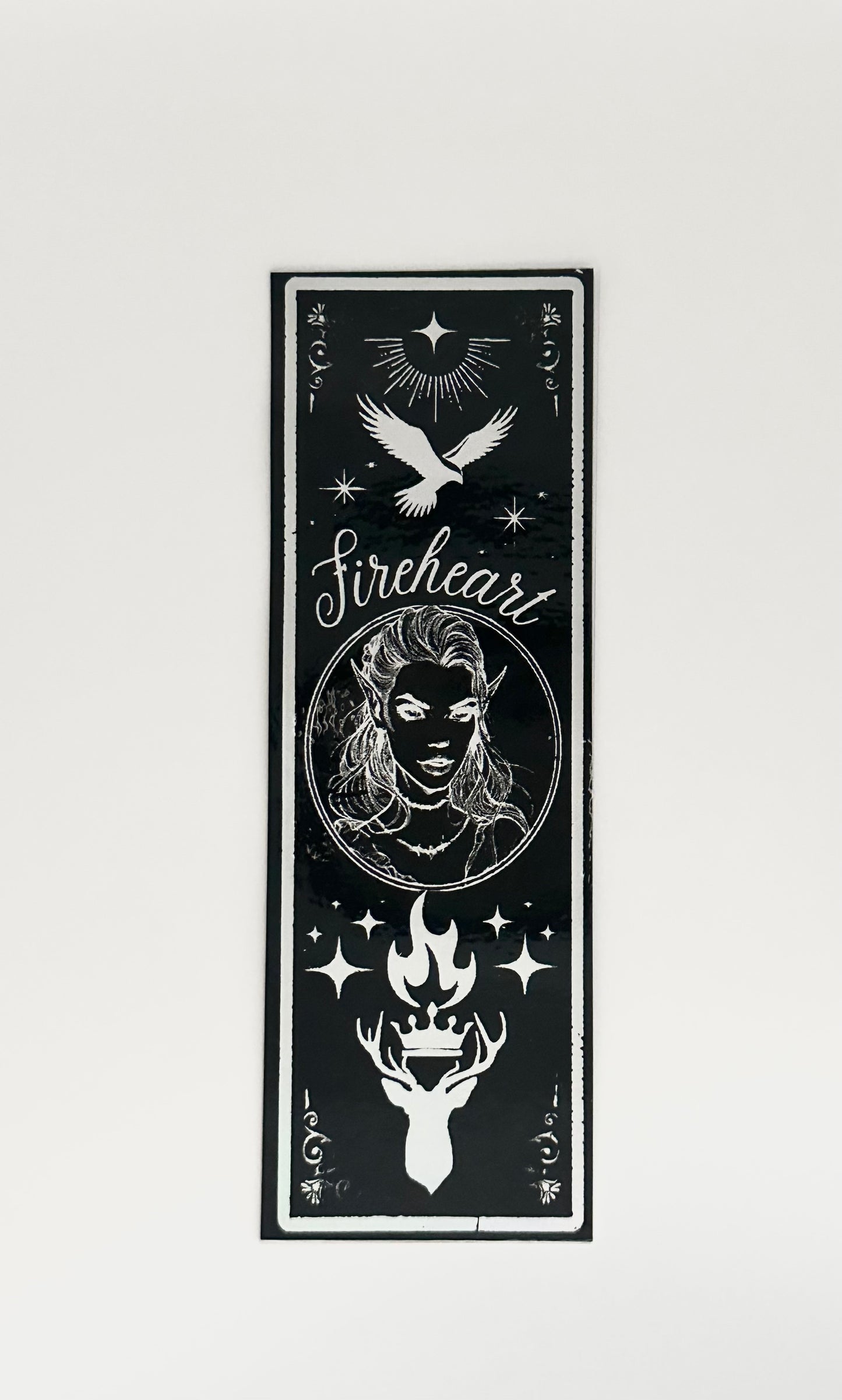 Fireheart - Foil Bookmark - (Silver Holographic)