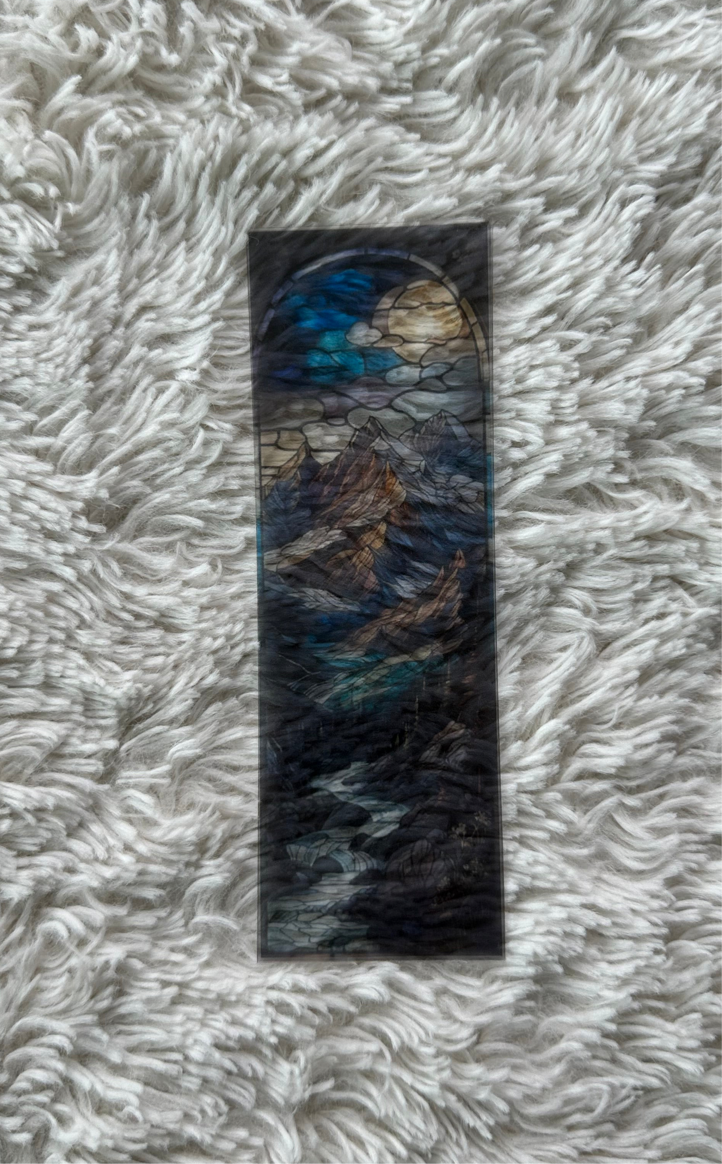 Stained Glass Style Landscape - Bookmark (54)