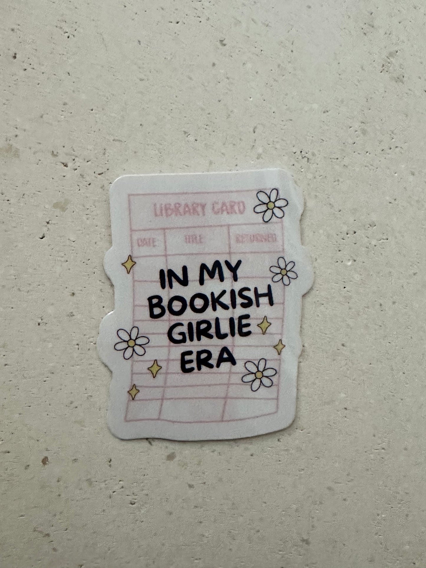 In My Bookish Girlie ERA - Sticker