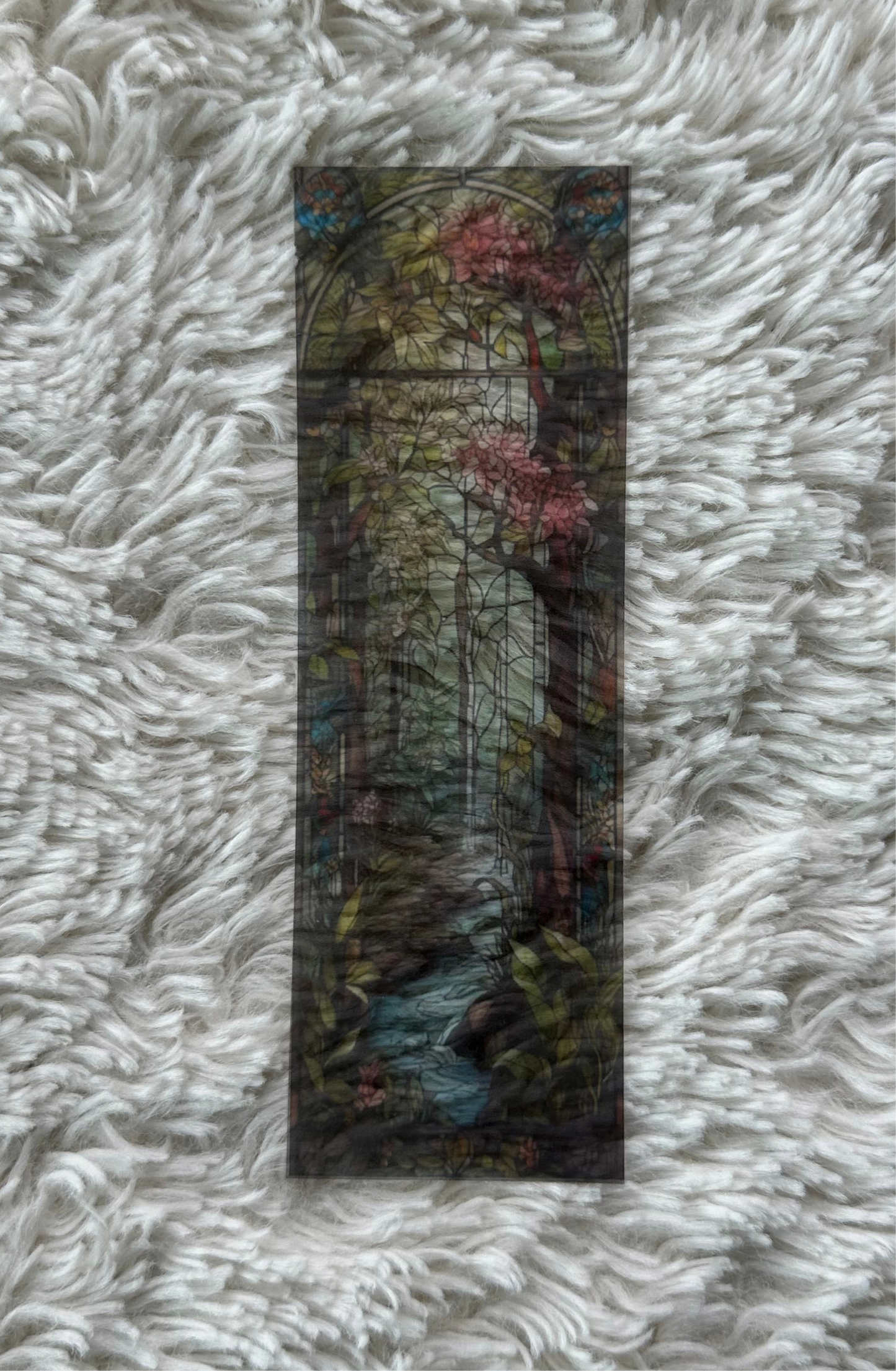 Stained Glass Style Landscape - Bookmark (15)