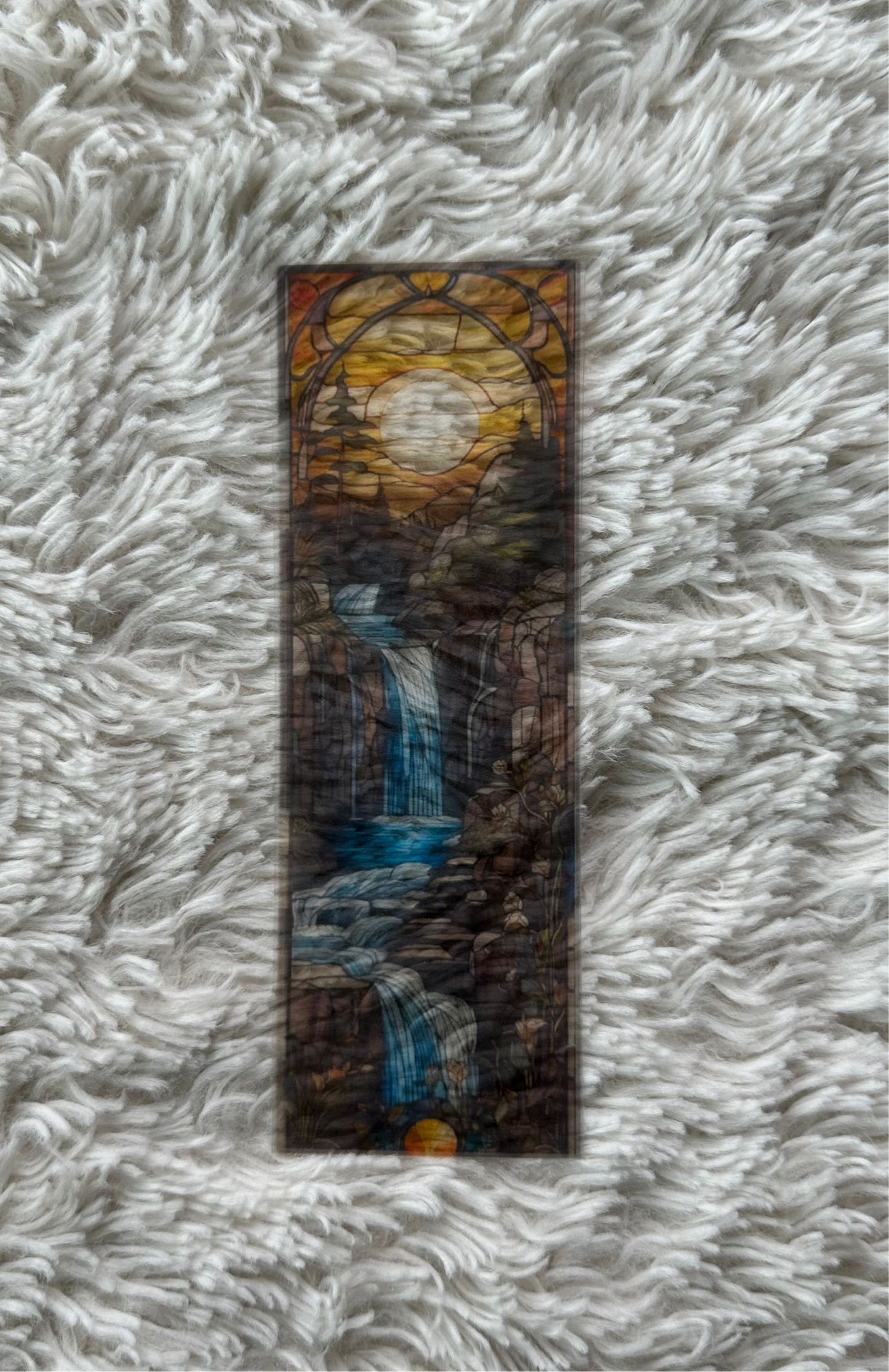 Stained Glass Style Landscape - Bookmark (43)