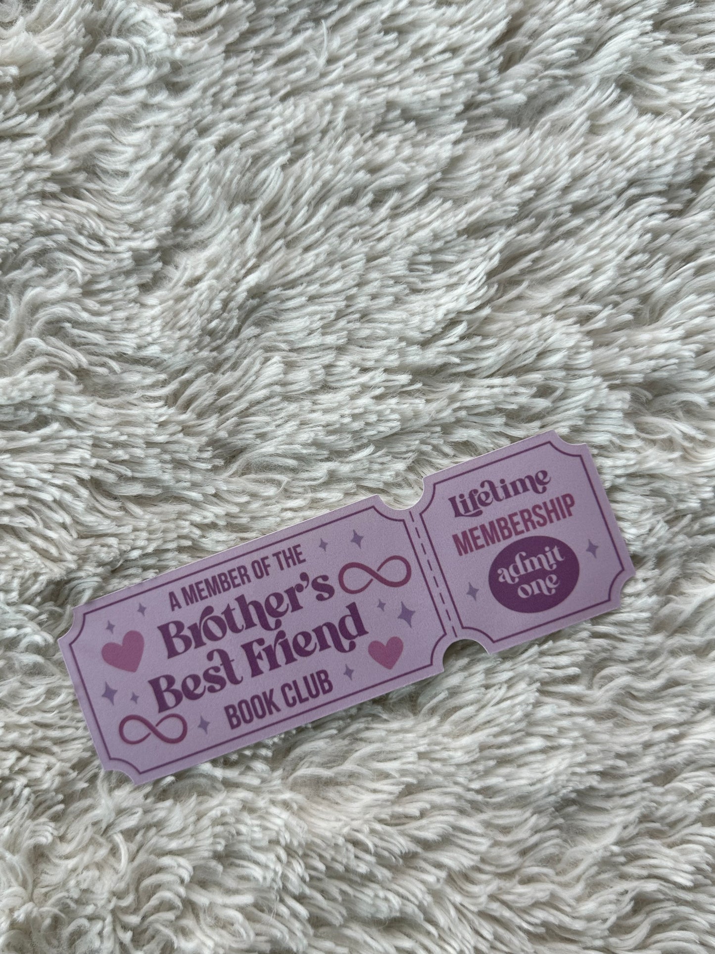 Brothers Best Friend Book Club - Bookmark