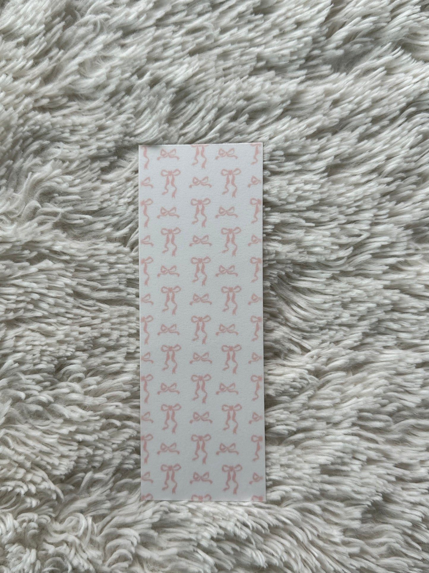 Light Pink Bows - Bookmark
