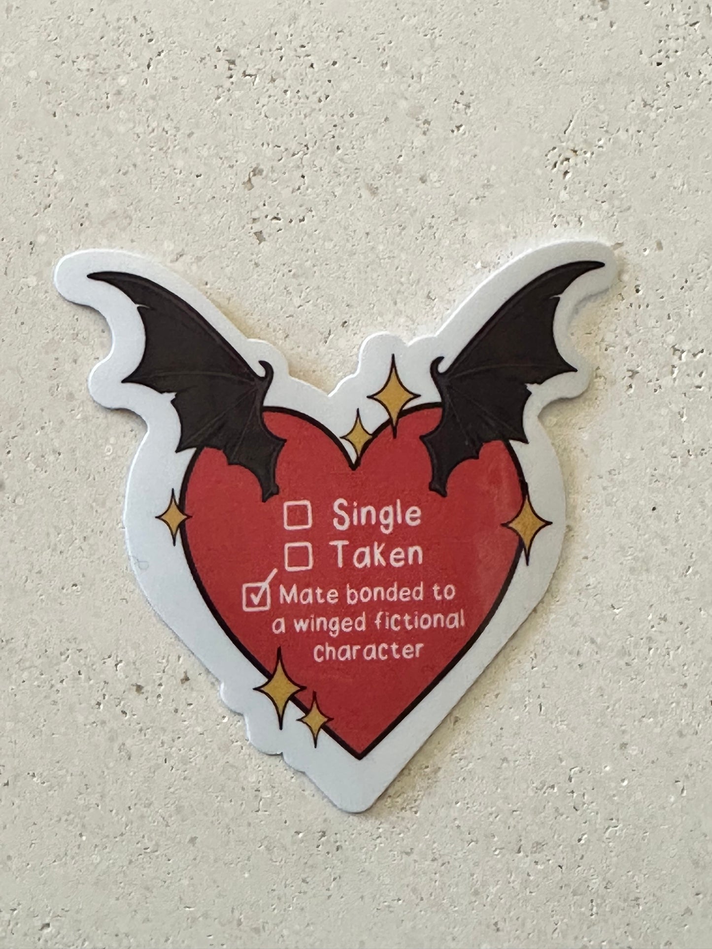 Dating Winged Characters - Sticker