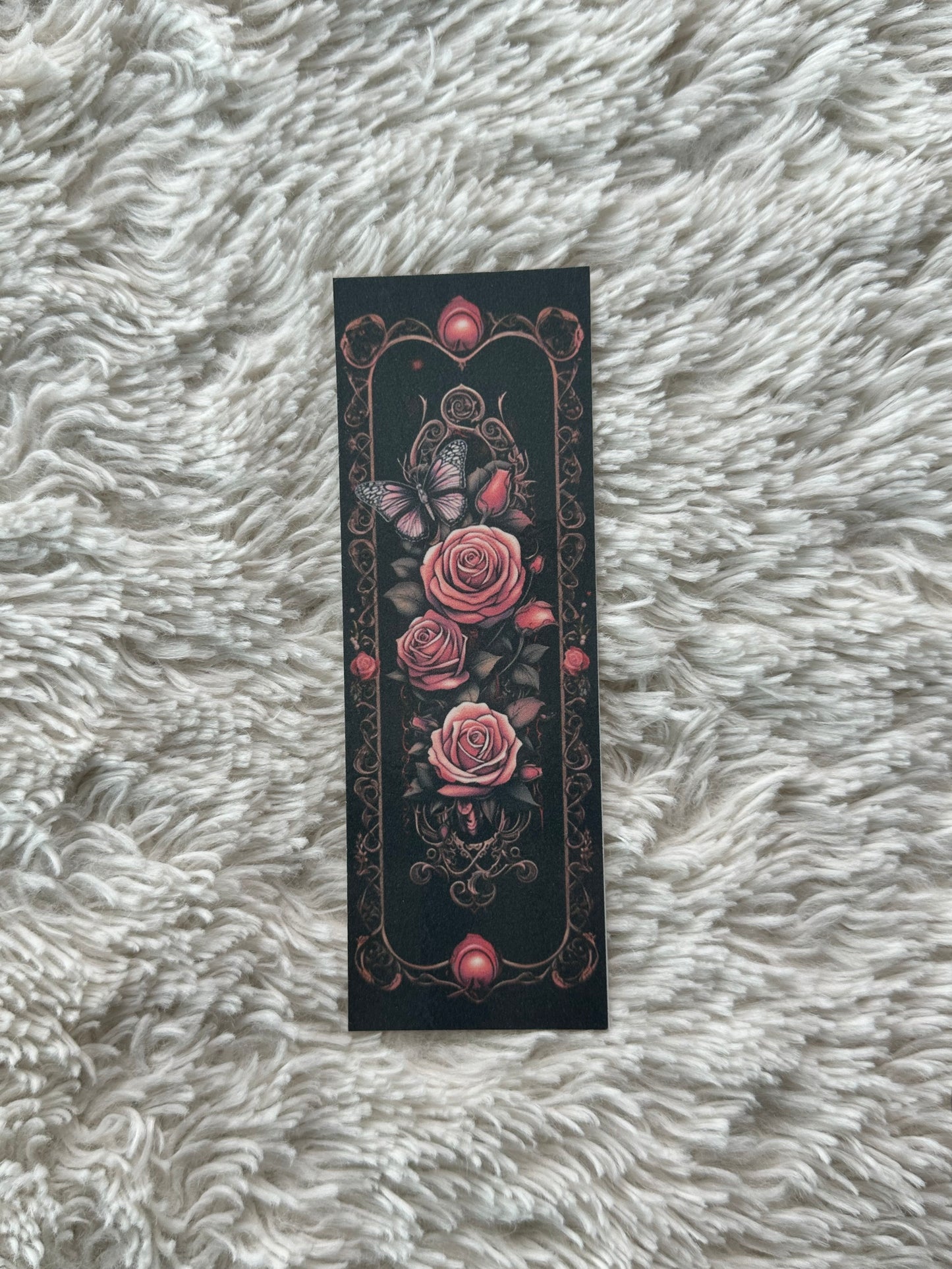 Dusty Rose Butterfly - Bookmark (18)