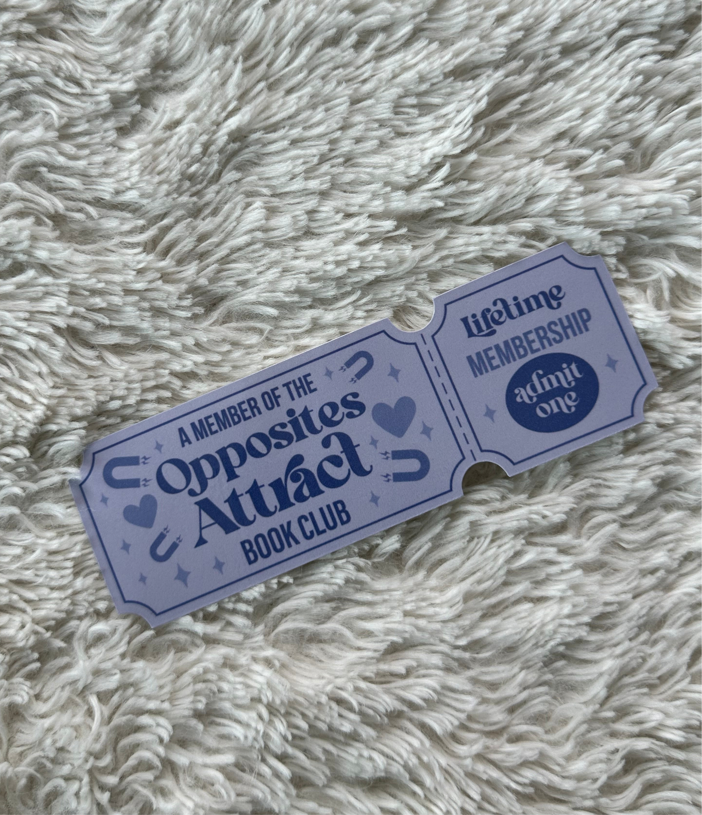 Opposites Attract Book Club - Bookmark