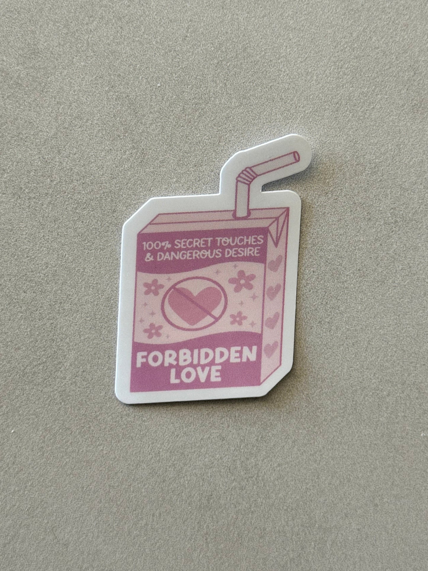 Forbidden Love Trope Juice box - Sticker