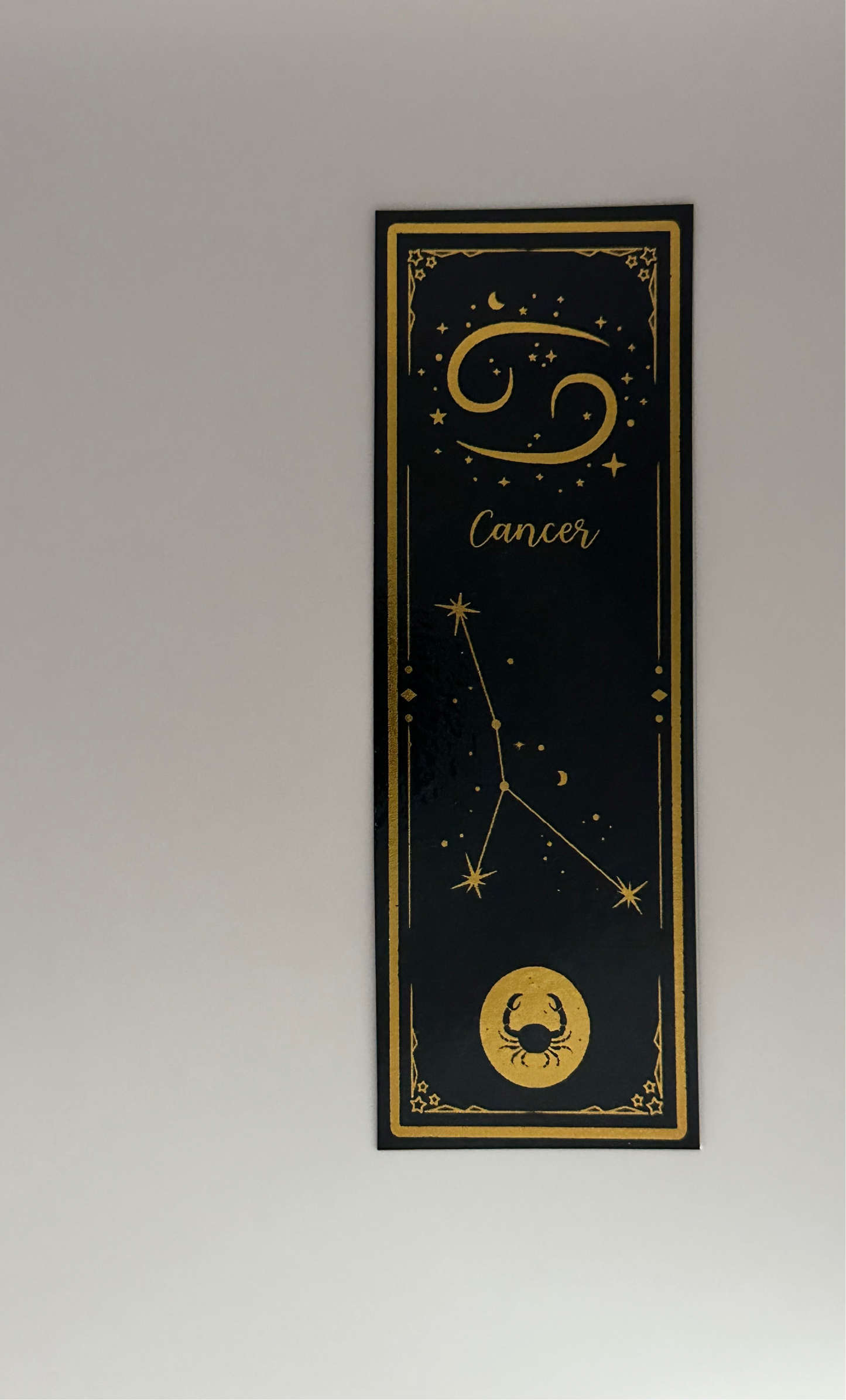 Cancer - Foil Bookmark - (Gold)