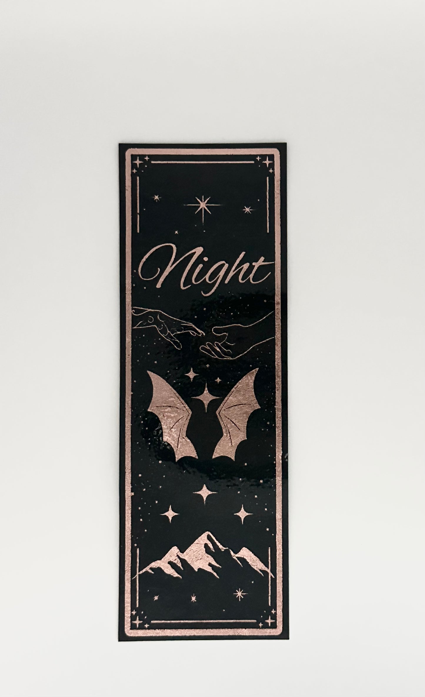 Night - Foil Bookmark - (Rose Gold)