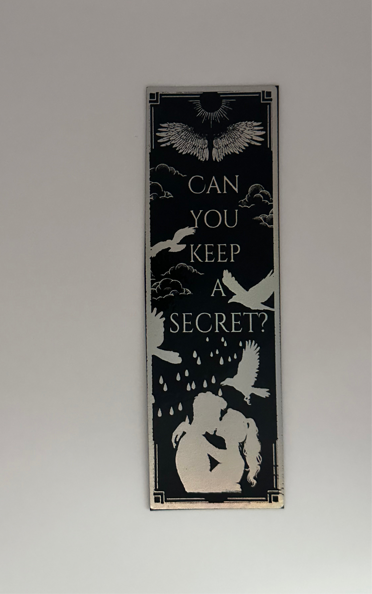 Can You Keep A Secret? - Foil Bookmark - (Silver Holographic)