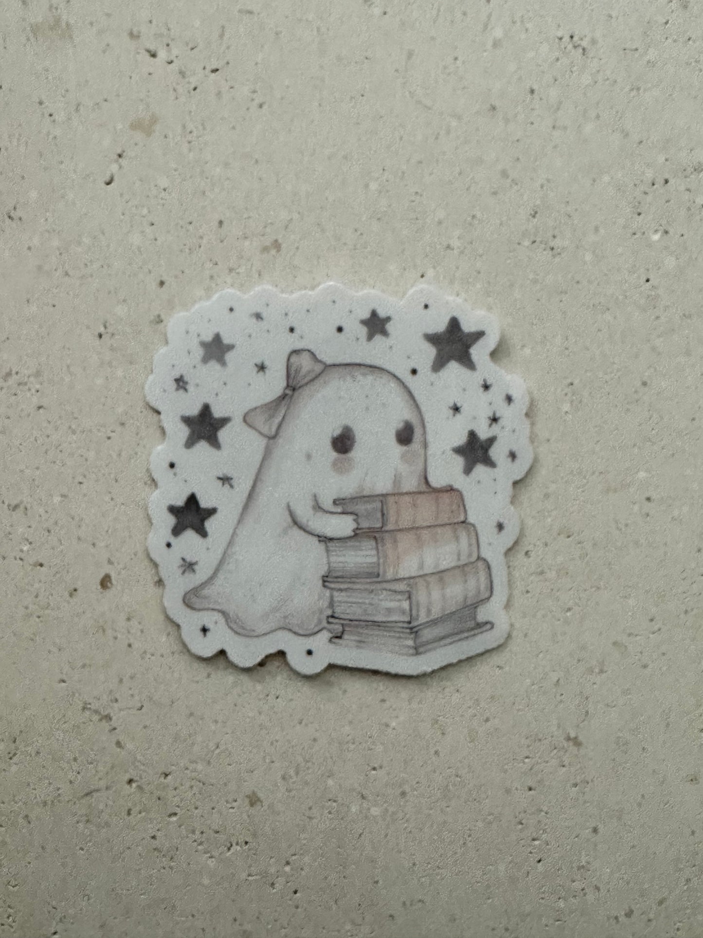 Bookish Ghost - Sticker