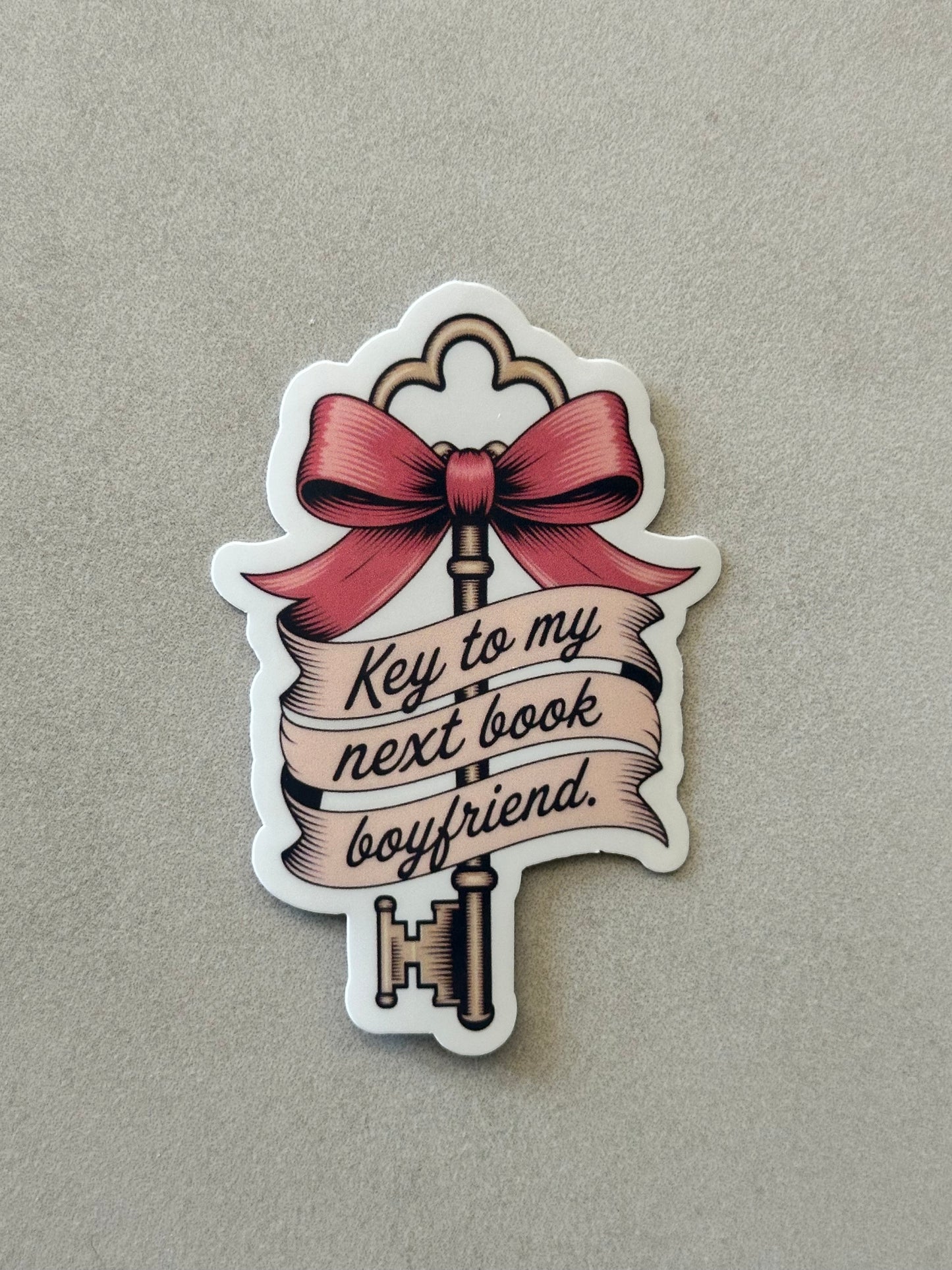 Key To My Next Book Boyfriend - Sticker
