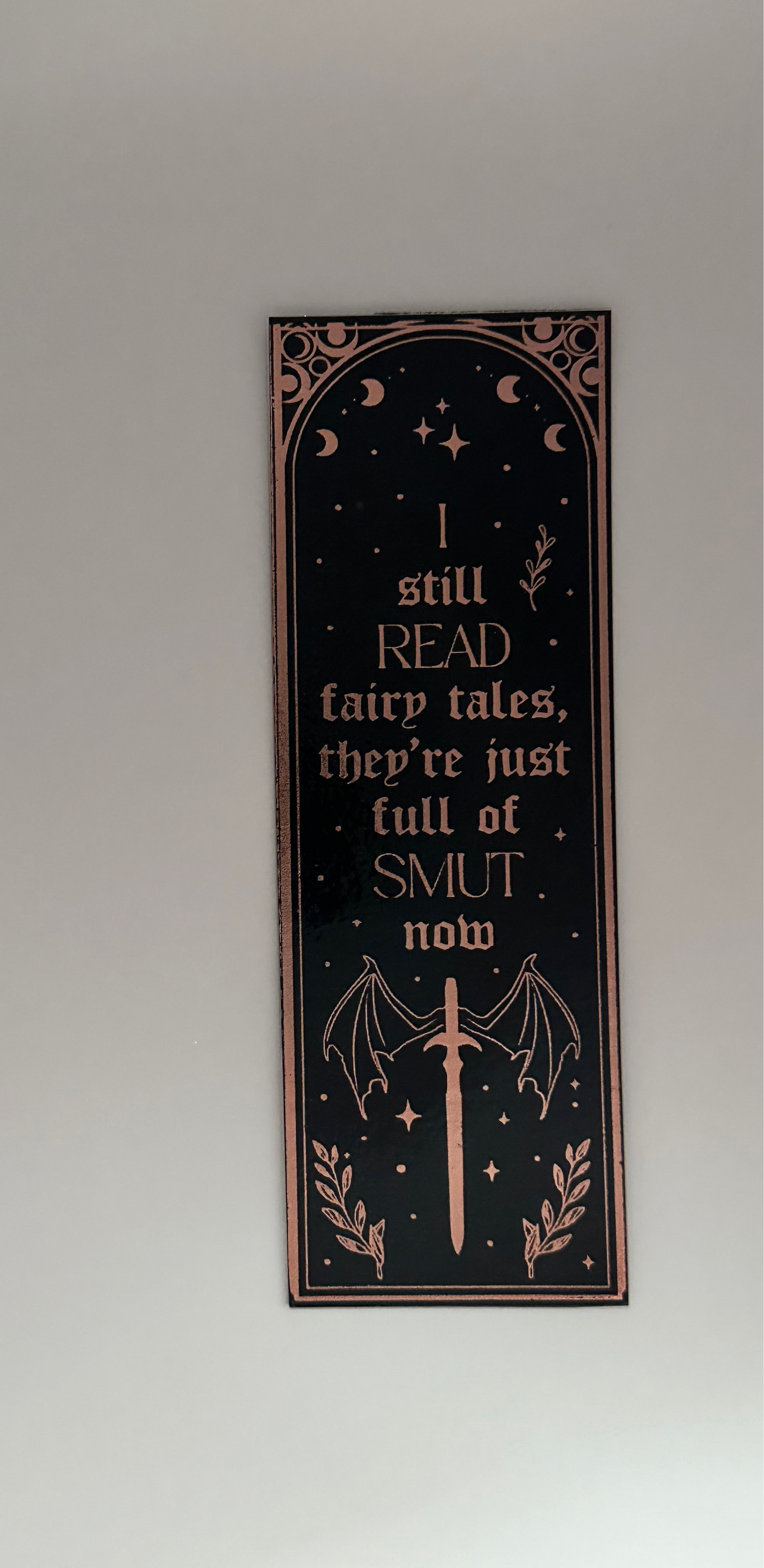 Spicy Fairy Tales - Foil Bookmark - (Rose Gold)