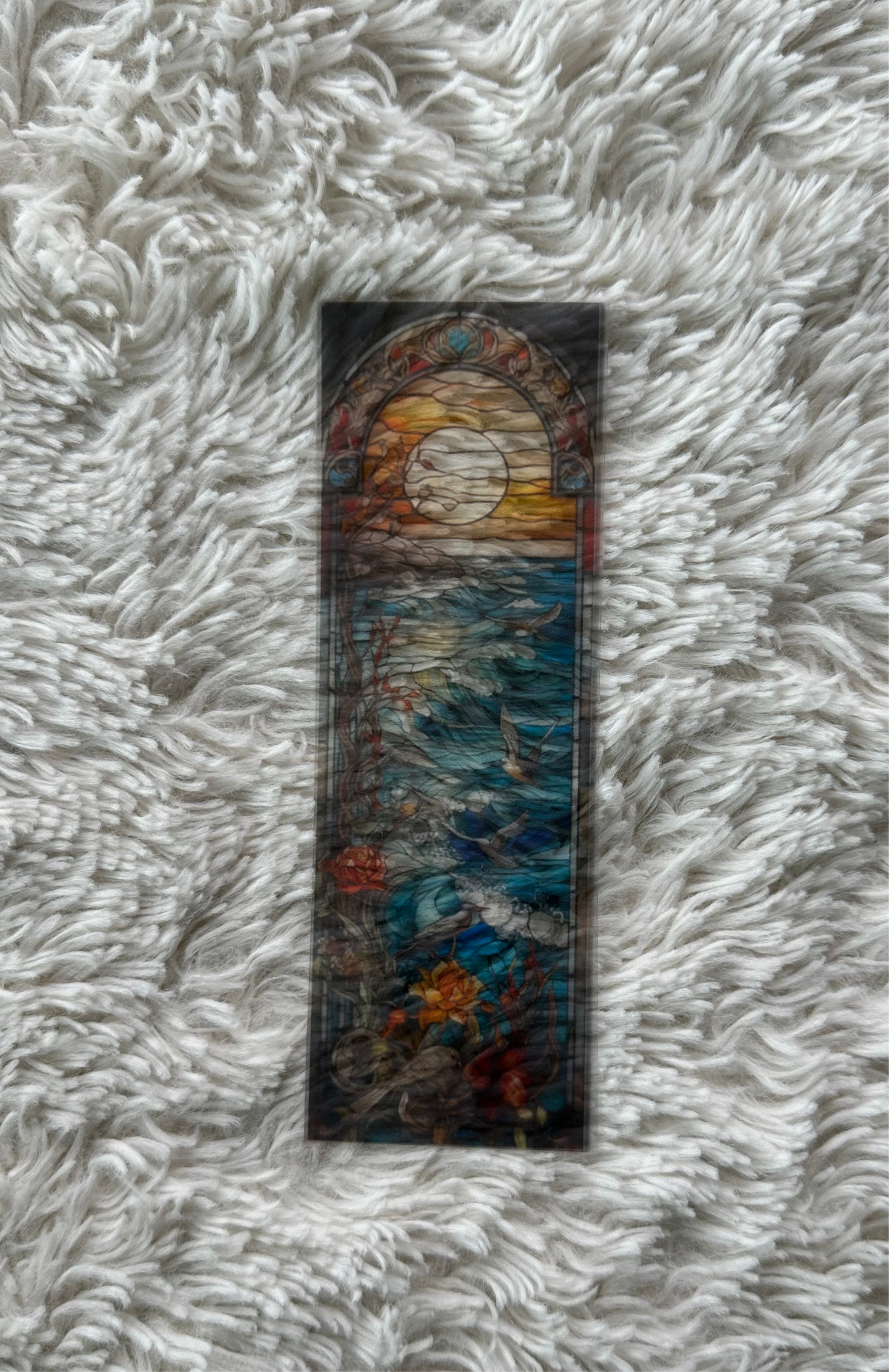 Stained Glass Style Landscape - Bookmark (30)