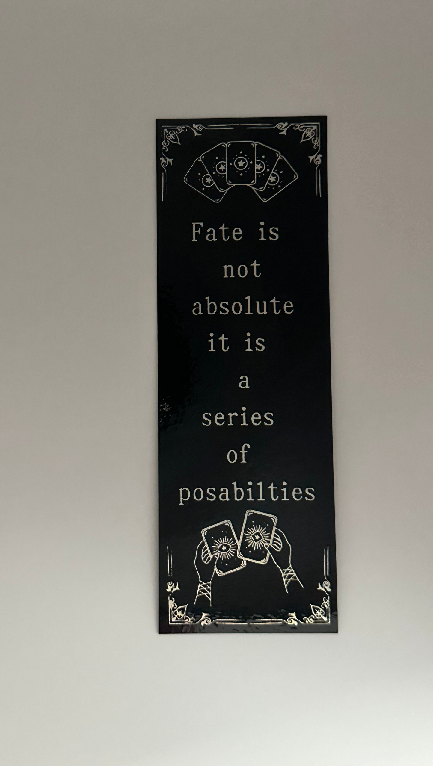Fate - Foil Bookmark - (Silver Holographic)