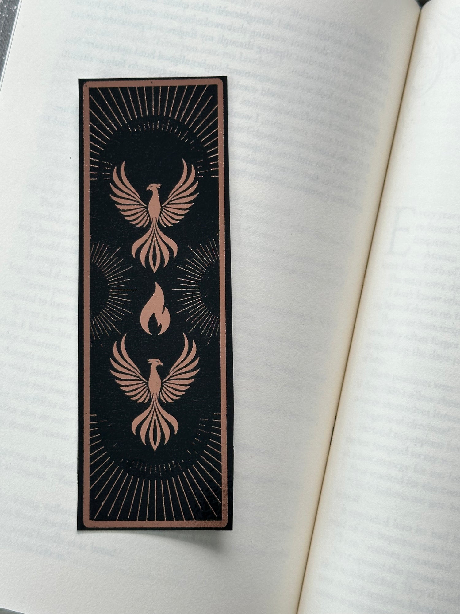 Rose Gold Foil Bookmarks