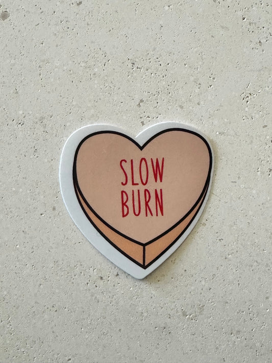 Slow Burn Heart - Sticker