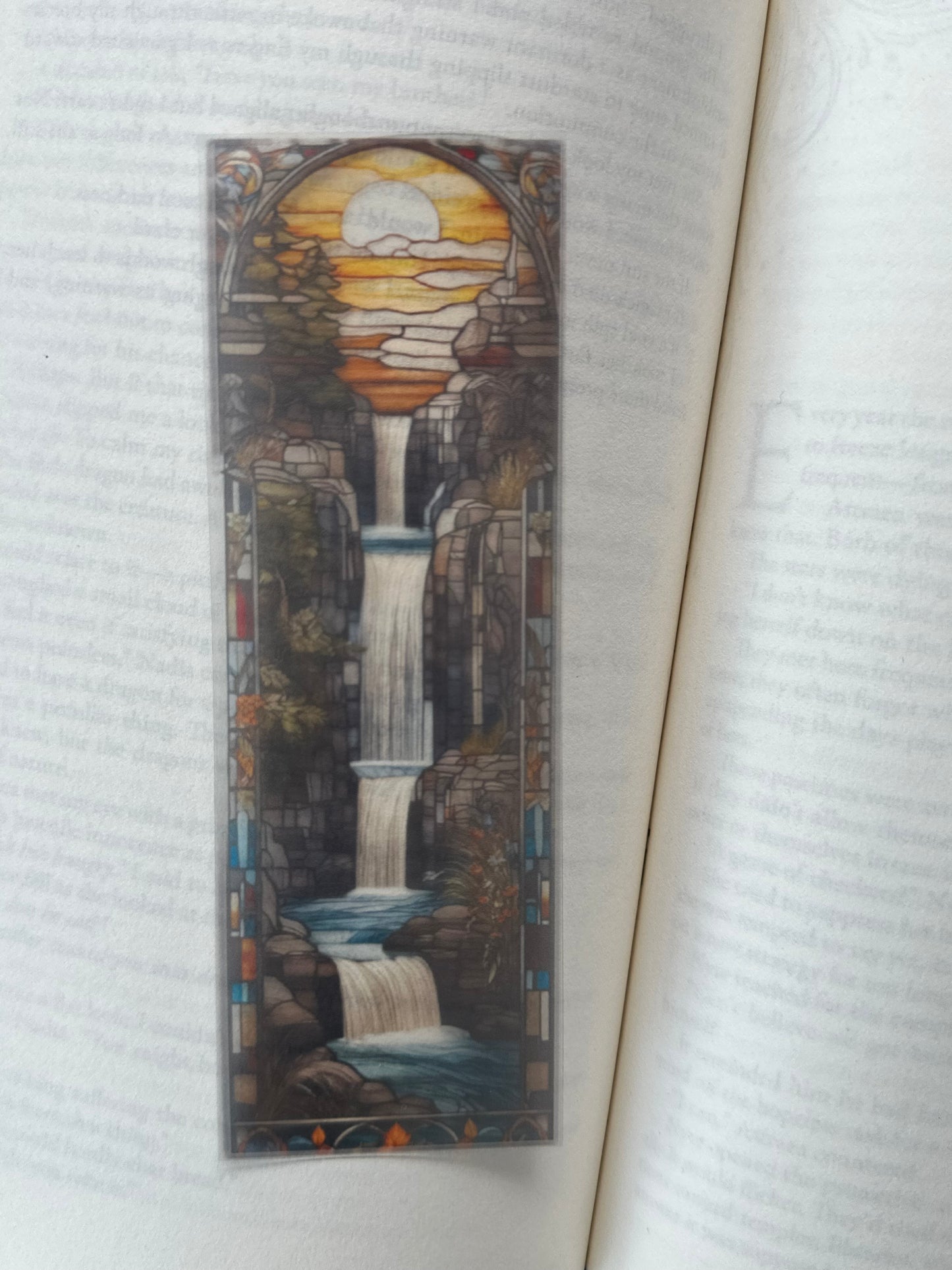 Stained Glass Style Landscape - Bookmark (67)