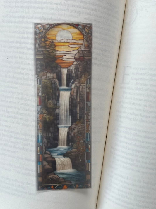 Stained Glass Style Landscape - Bookmark (67)
