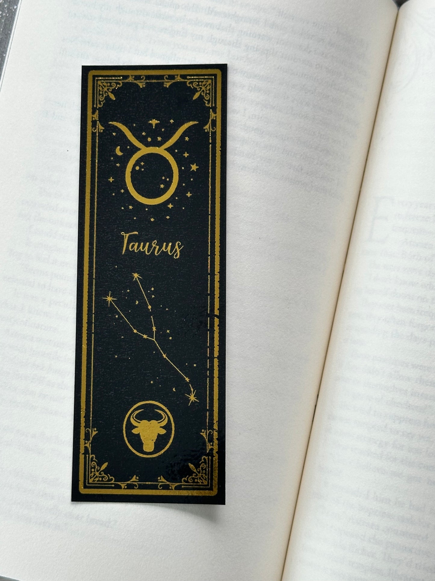 Taurus - Foil Bookmark - (Gold)