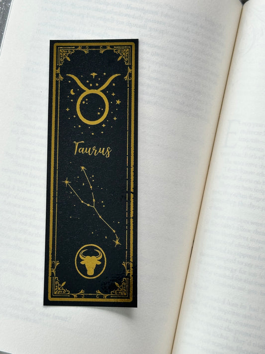 Taurus - Foil Bookmark - (Gold)