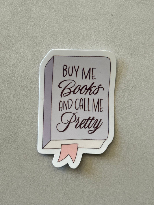 Buy Me Books - Purple - Sticker