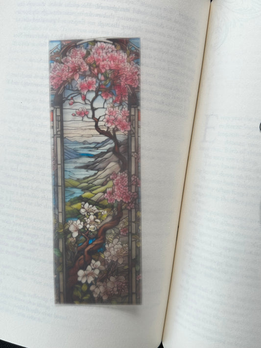 Stained Glass Style Landscape - Bookmark (14)