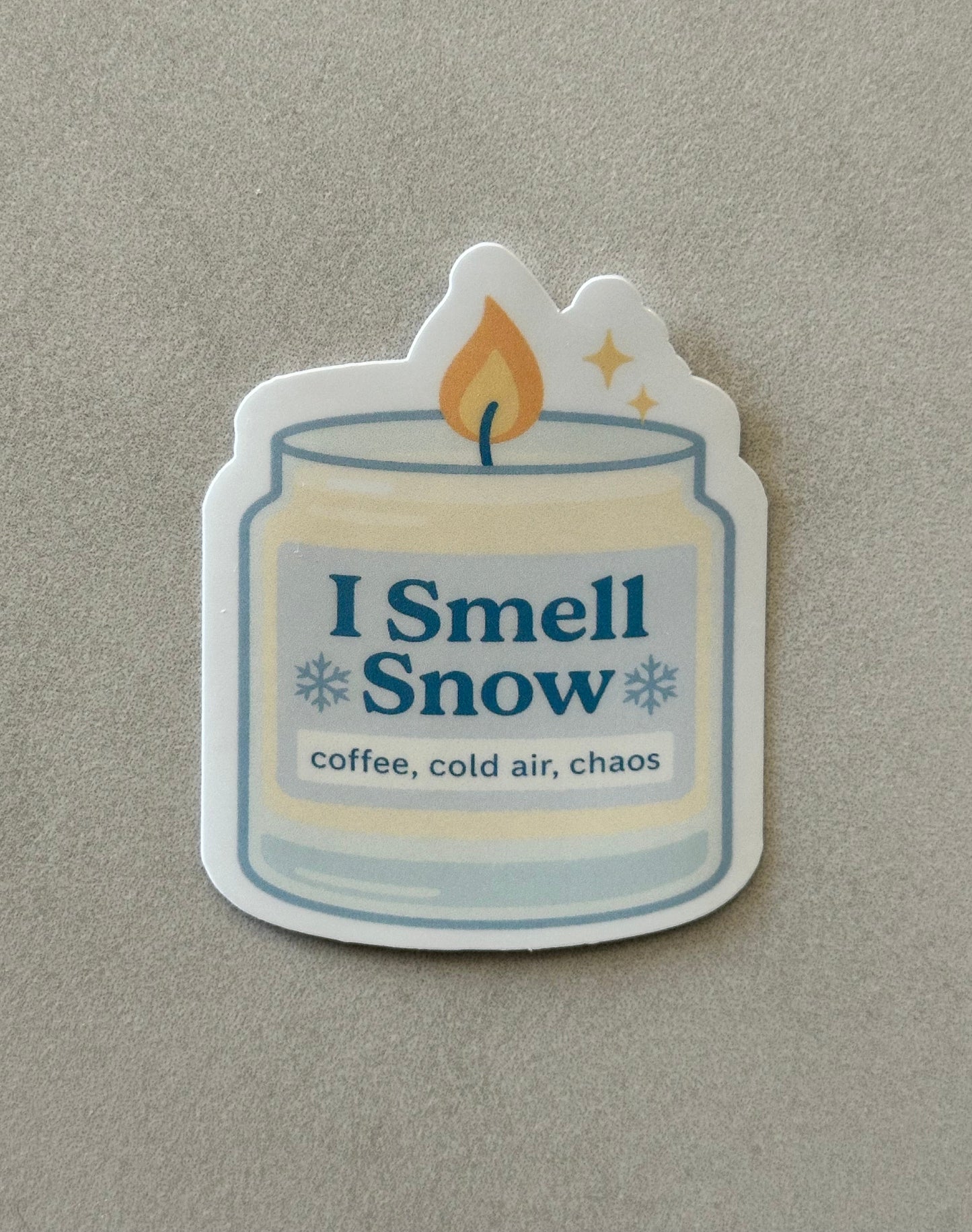 I Smell Coffee, Cold Air, Chaos - GG - Sticker