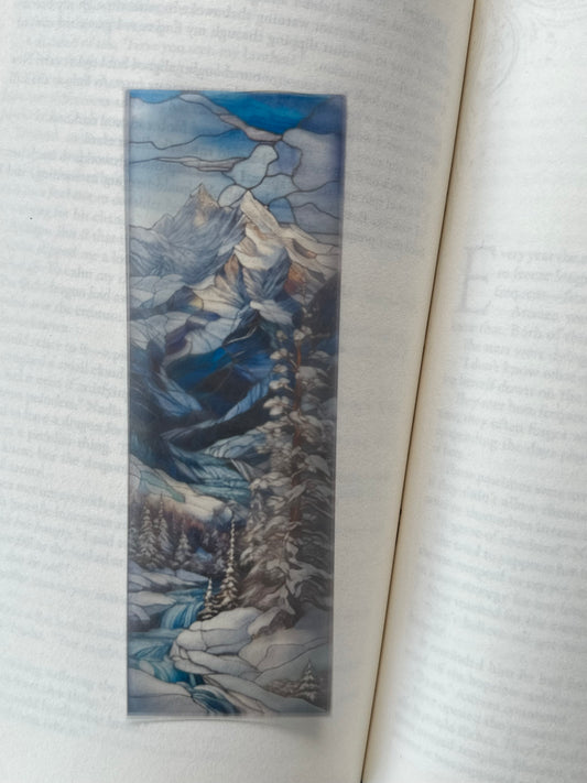 Stained Glass Style Landscape - Bookmark (73)
