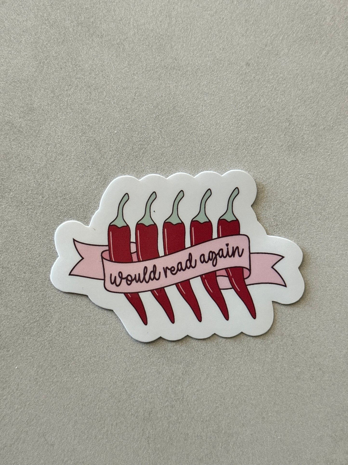 Would Read Again - Sticker