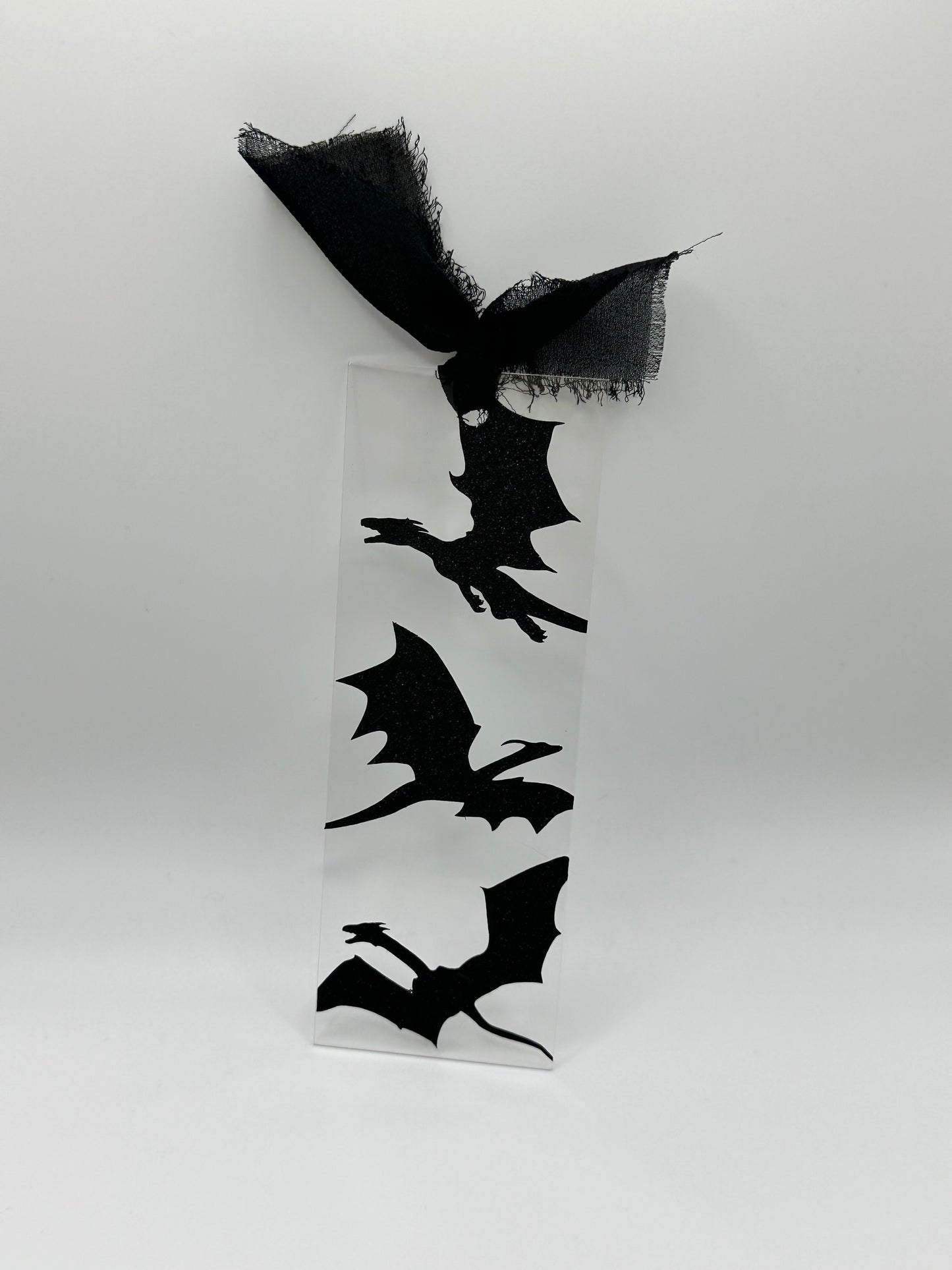 Black Dragon - Acrylic Bookmark