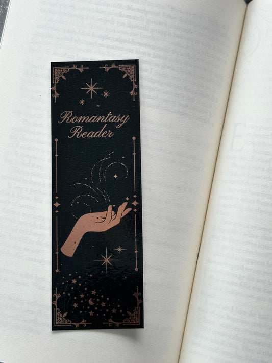 Romantasy Reader - Foil Bookmark - (Rose Gold)