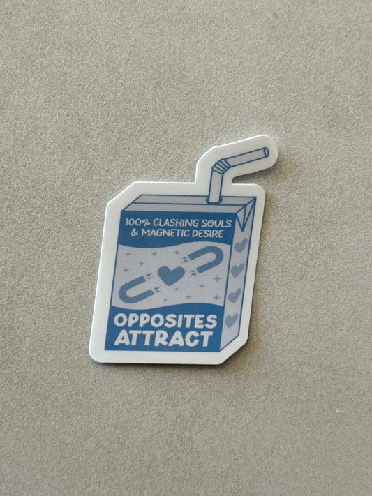 Opposites Attract Trope Juice box - Sticker