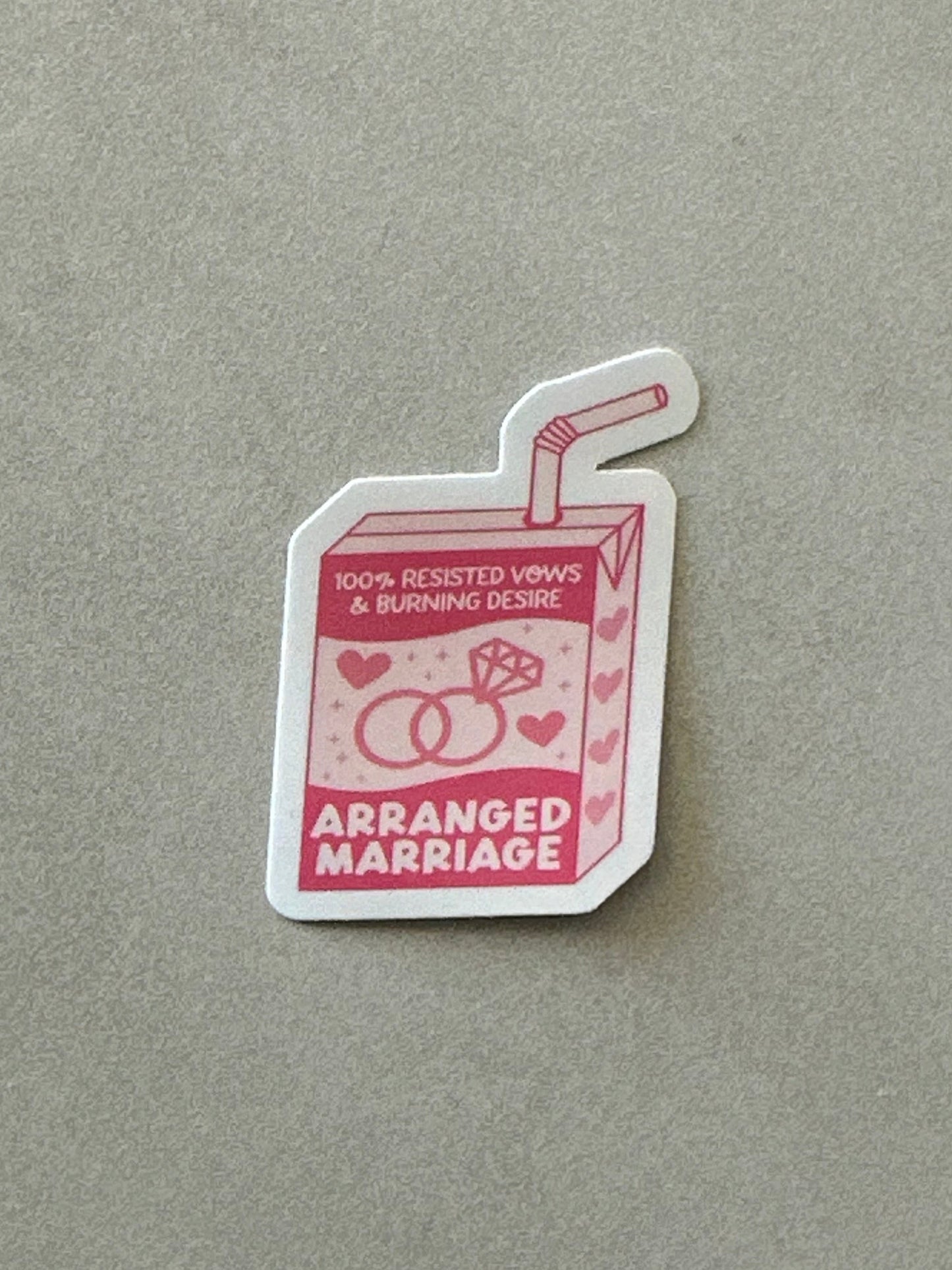 Arranged Marriage Trope Juice box - Sticker