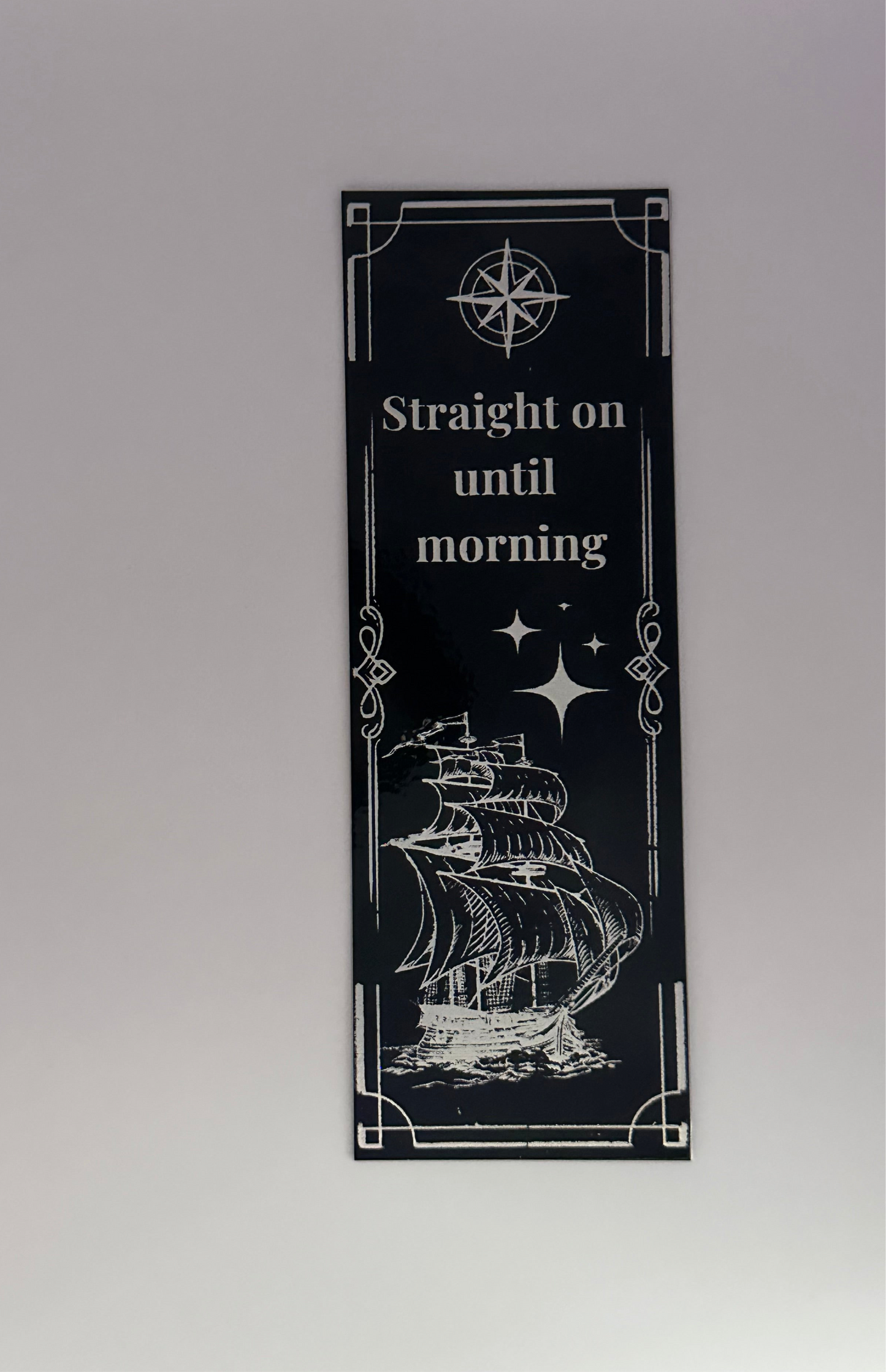 Straight On Until Morning - Foil Bookmark - (Silver Holographic)