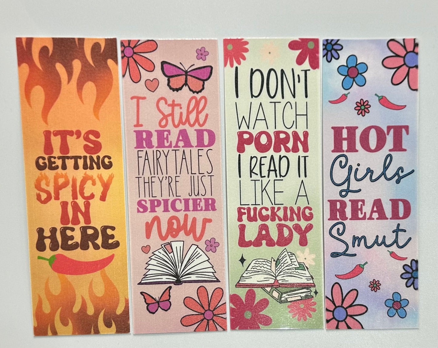 Spicy Bookmark Bundle - 4 Pack