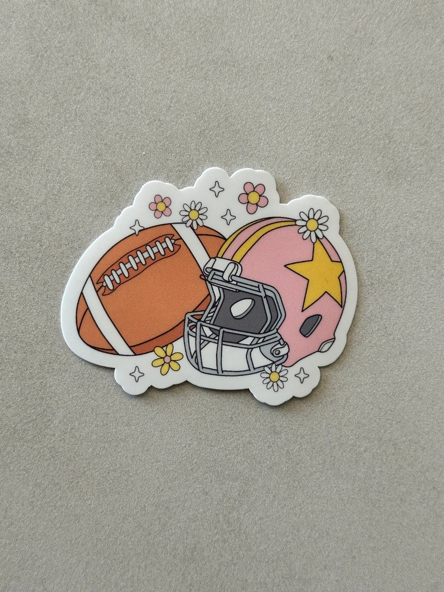 Floral Football - Sticker