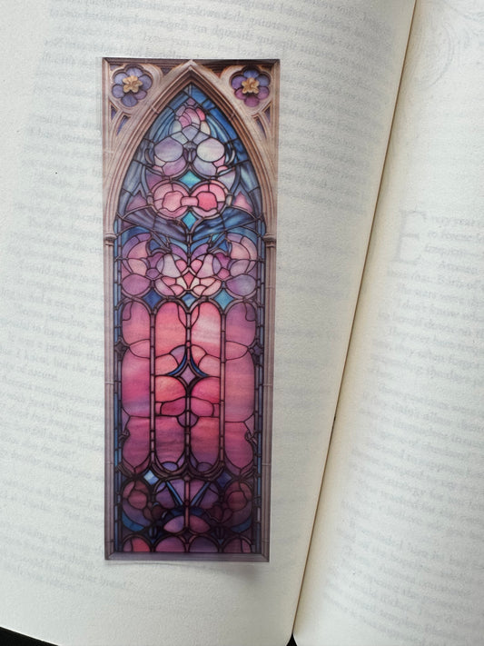 Stained Glass Style Window - Bookmark (2)