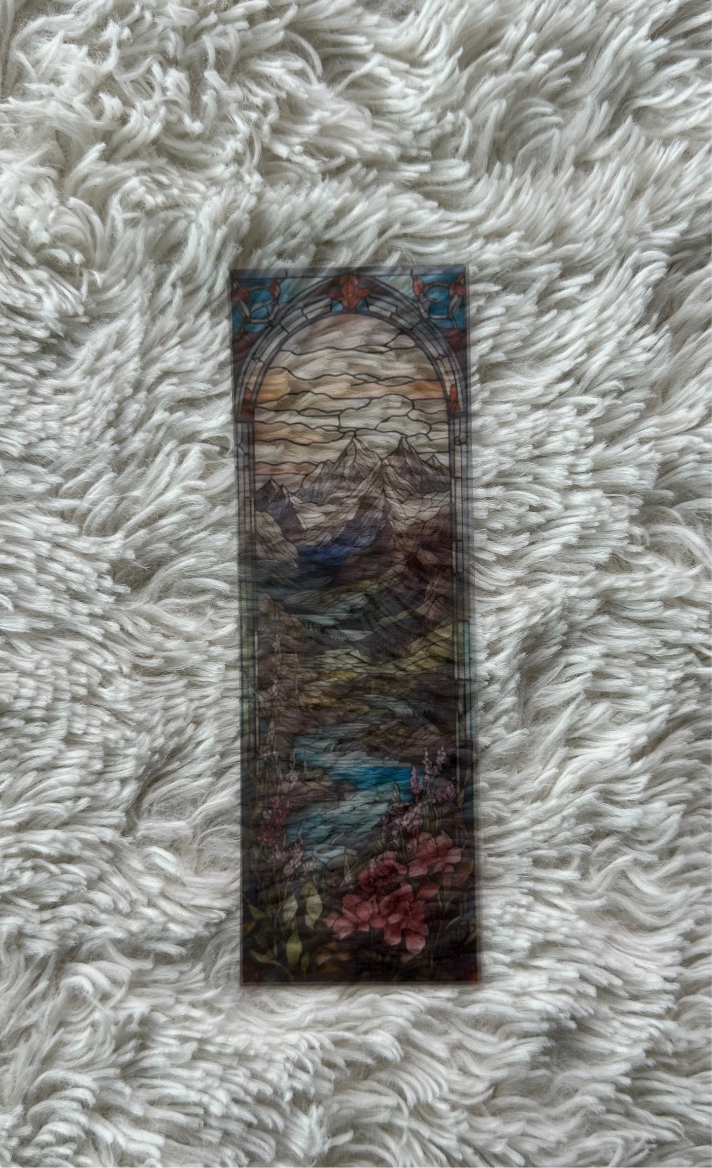 Stained Glass Style Landscape - Bookmark (24)