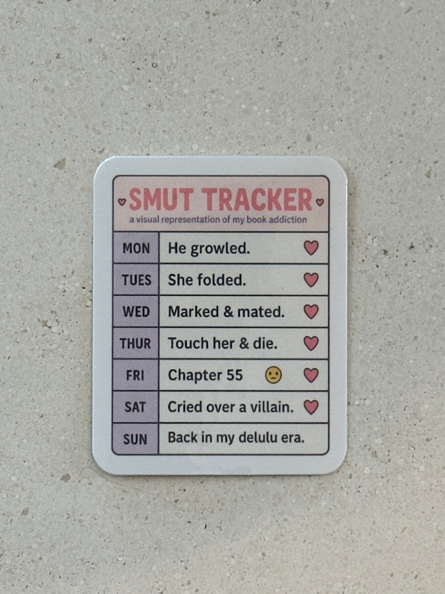 Smut Tracker - Sticker