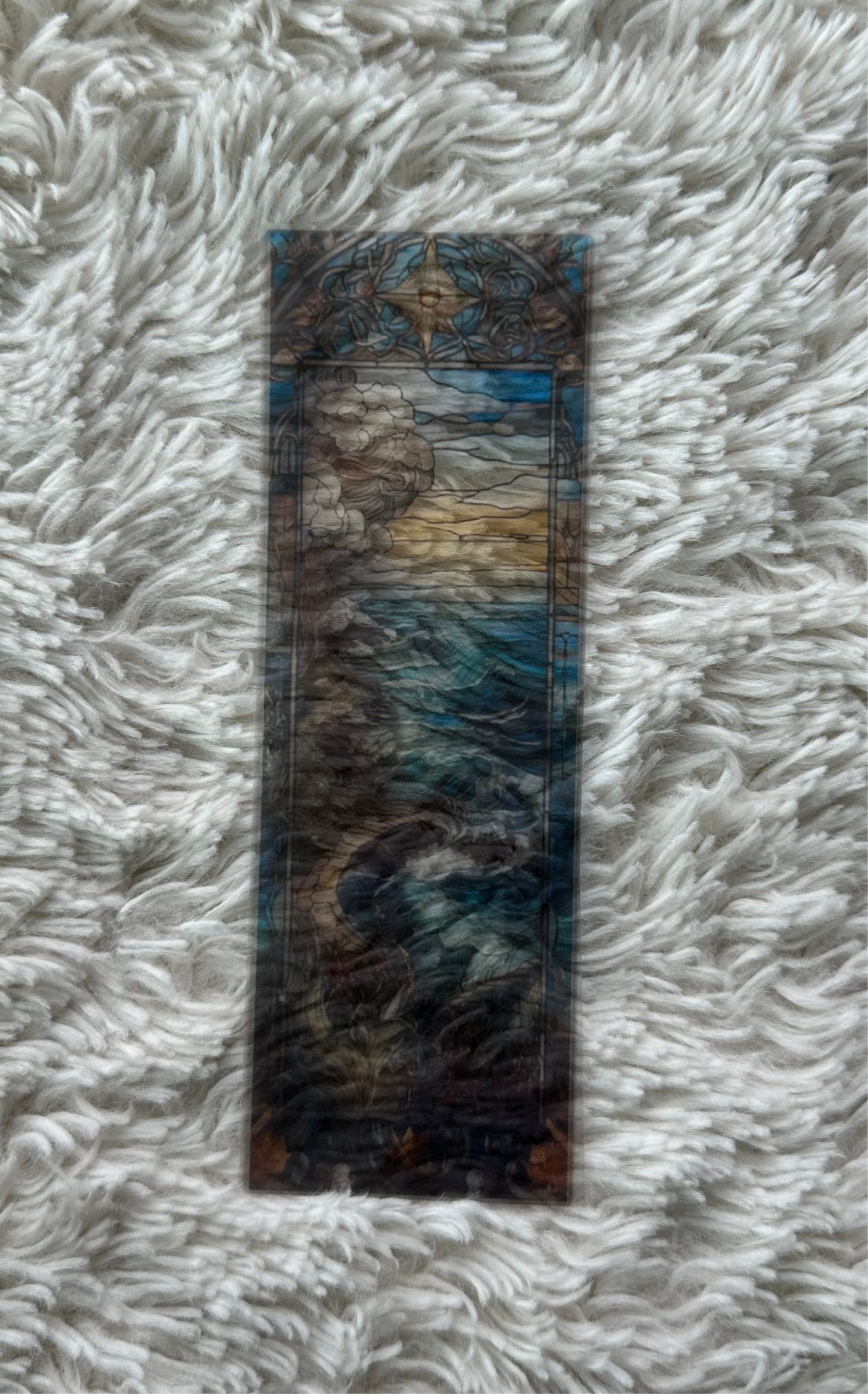 Stained Glass Style Landscape - Bookmark (49)