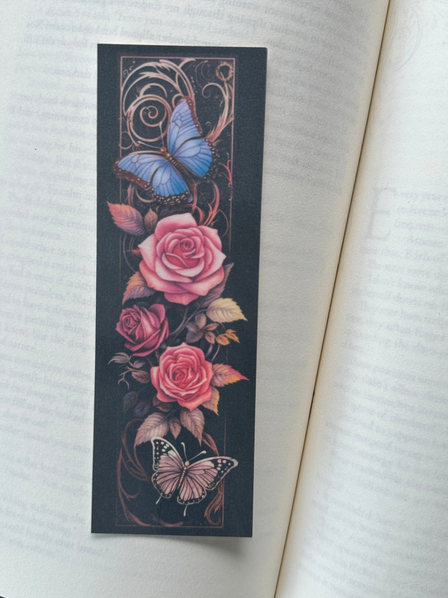 Butterflies & Roses - Bookmark (11)