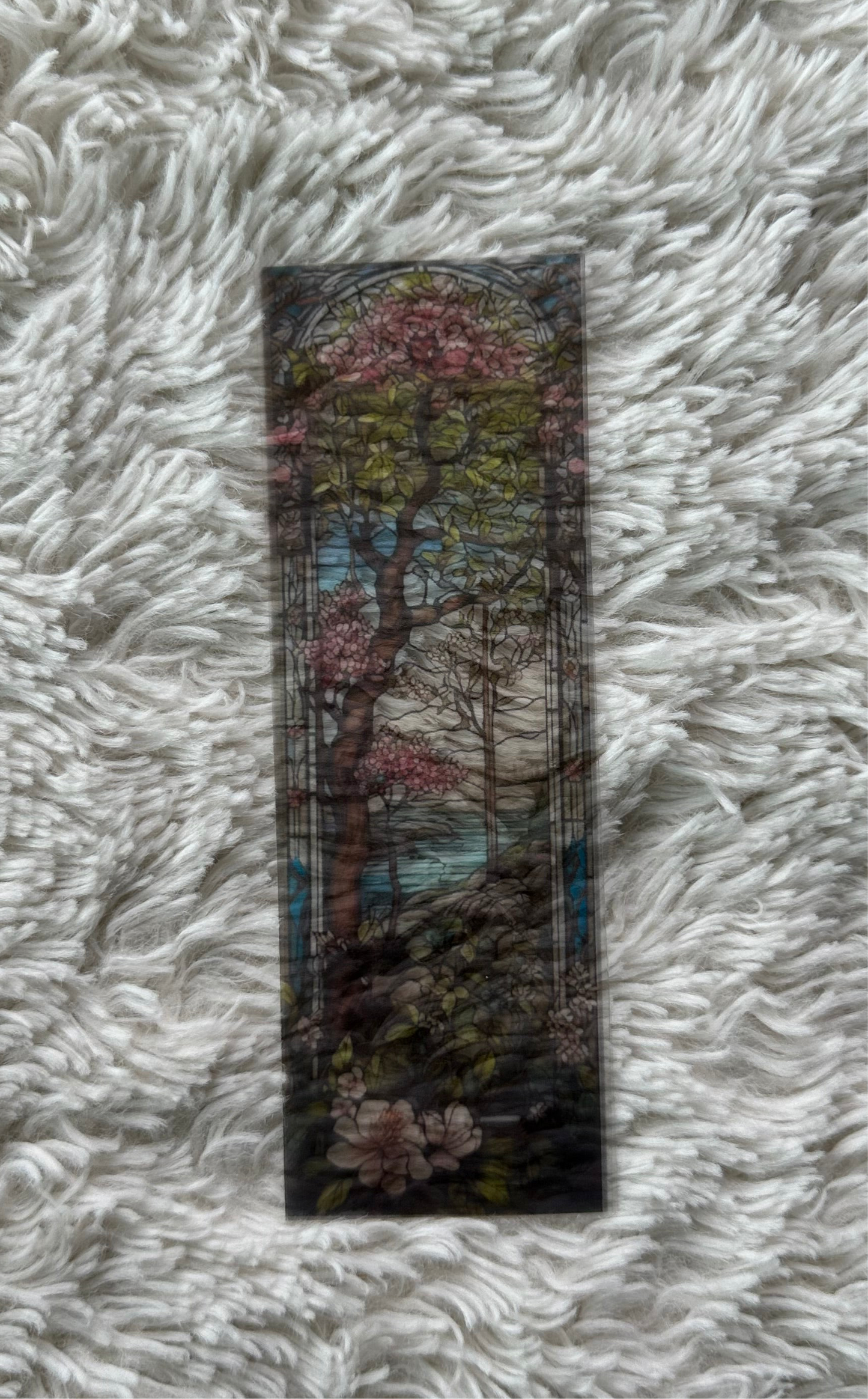 Stained Glass Style Landscape - Bookmark (42)