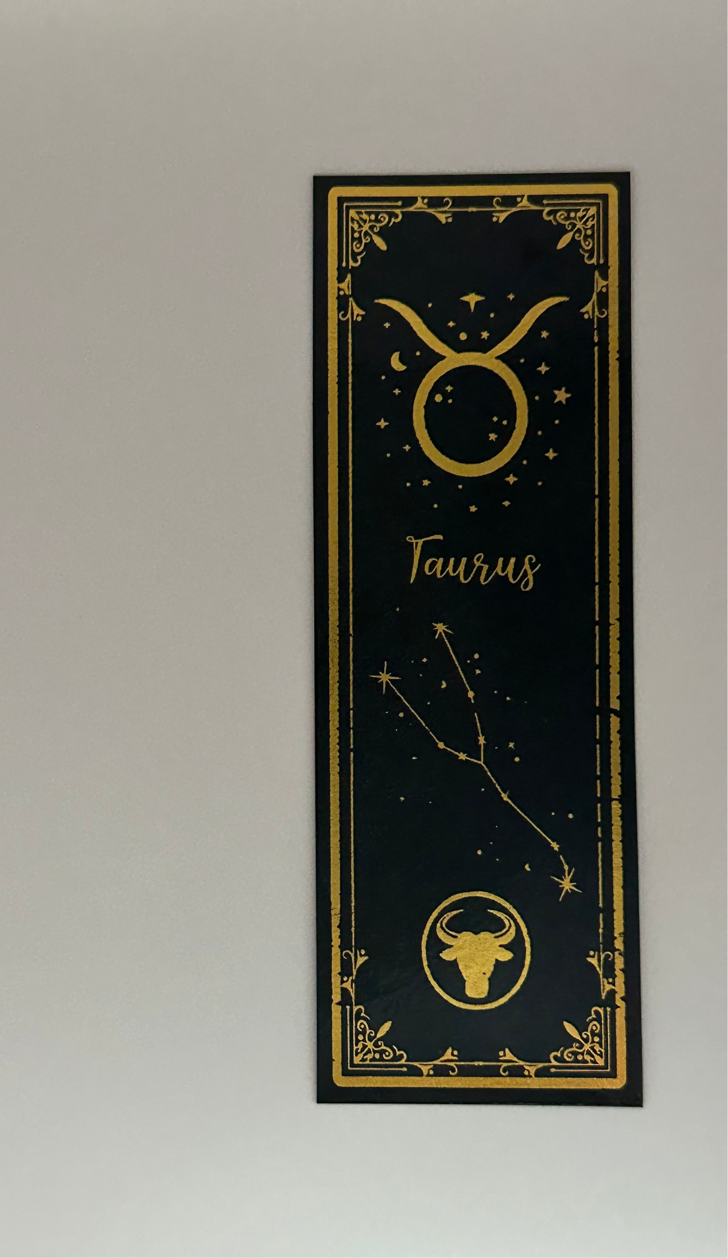 Taurus - Foil Bookmark - (Gold)