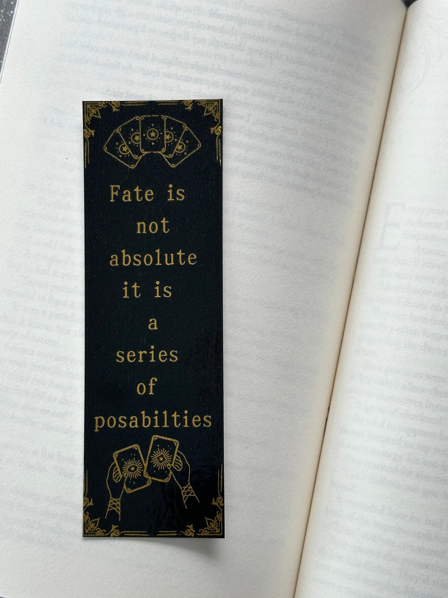 Fate - Foil Bookmark - (Gold)
