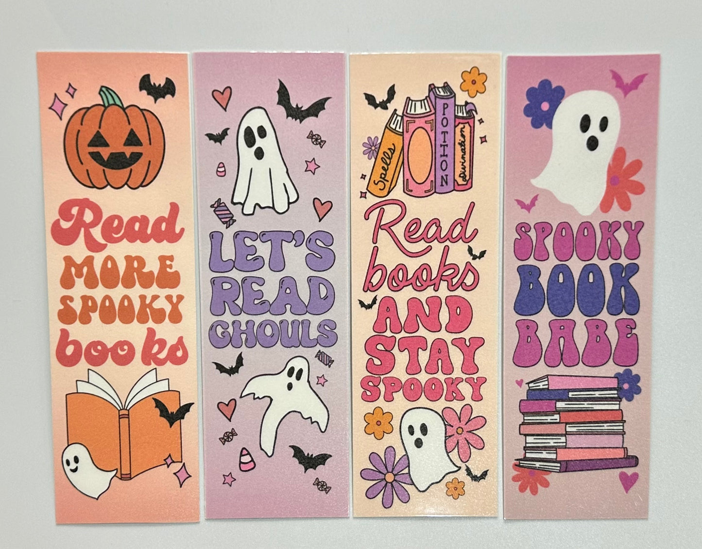 Cute Spooky Bookmark Bundle - 4 Pack