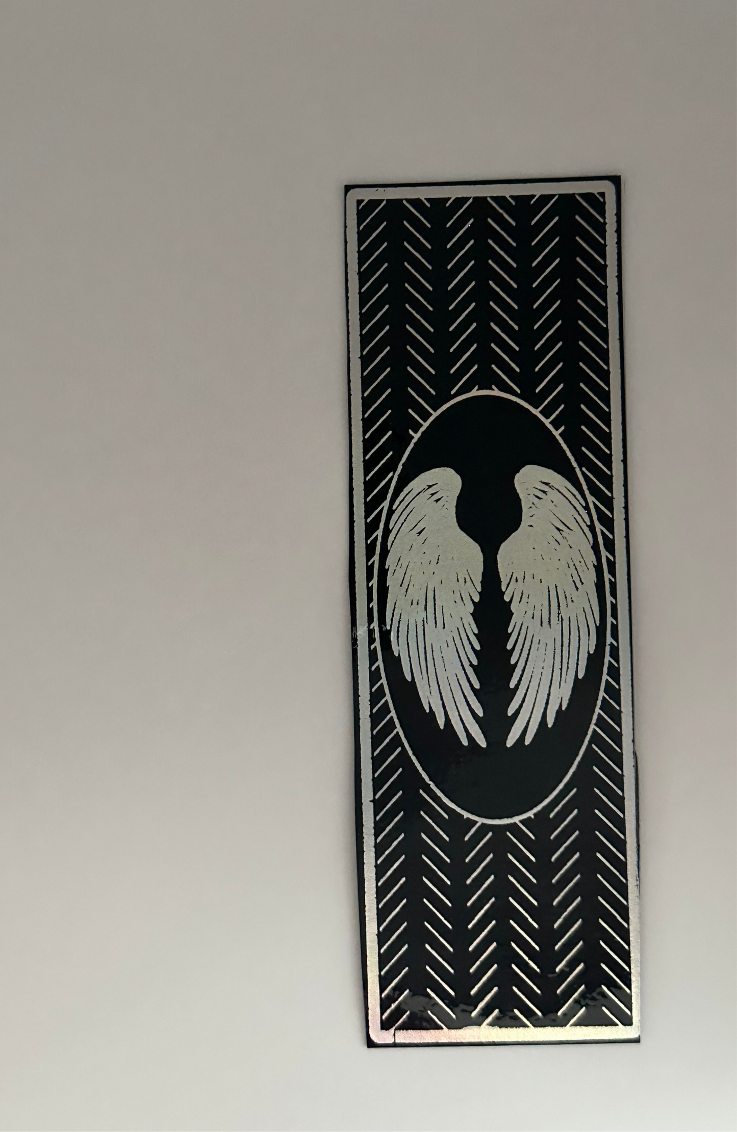 Feathered Wings - Foil Bookmark - (Silver Holographic)